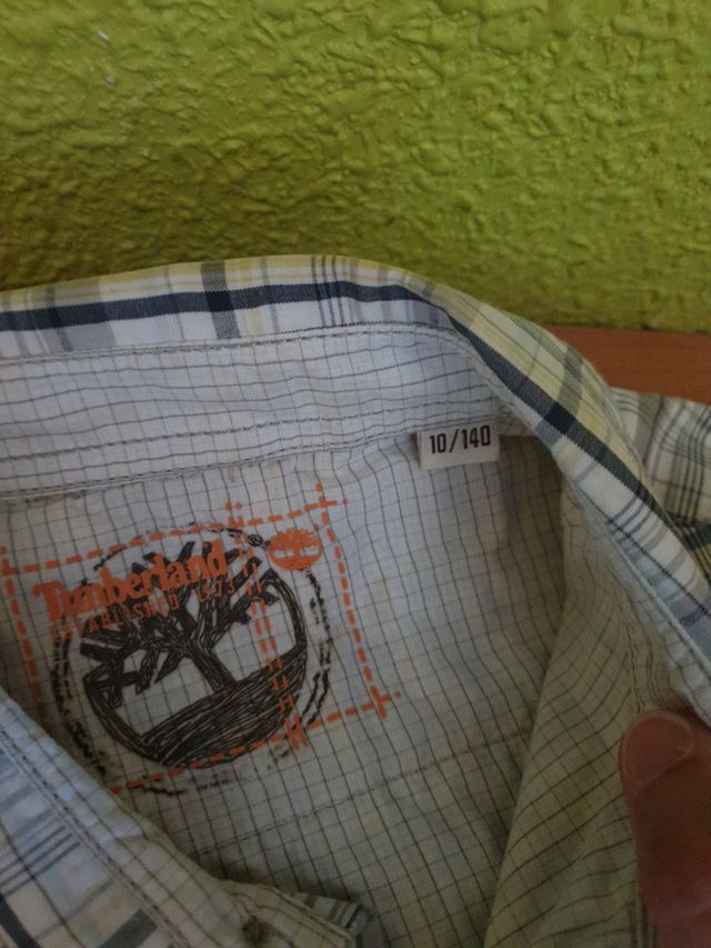 Camisa Timberland talla 10 años
