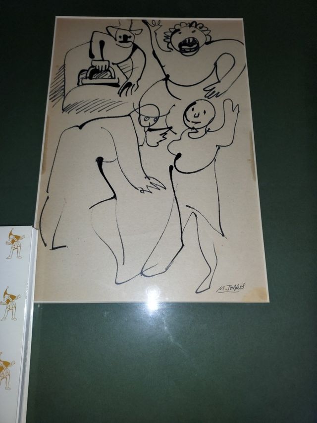 Manuel Torres firmado y enmarcado