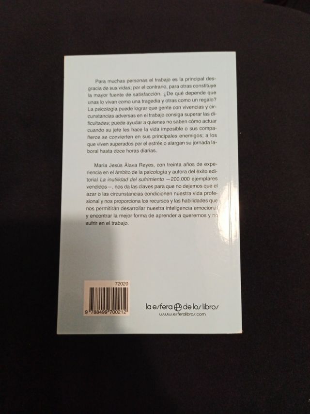 Trabajar sin sufrir, de María Jesús Álava Reyes