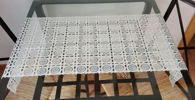 camino de mesa y mesitas + regalo