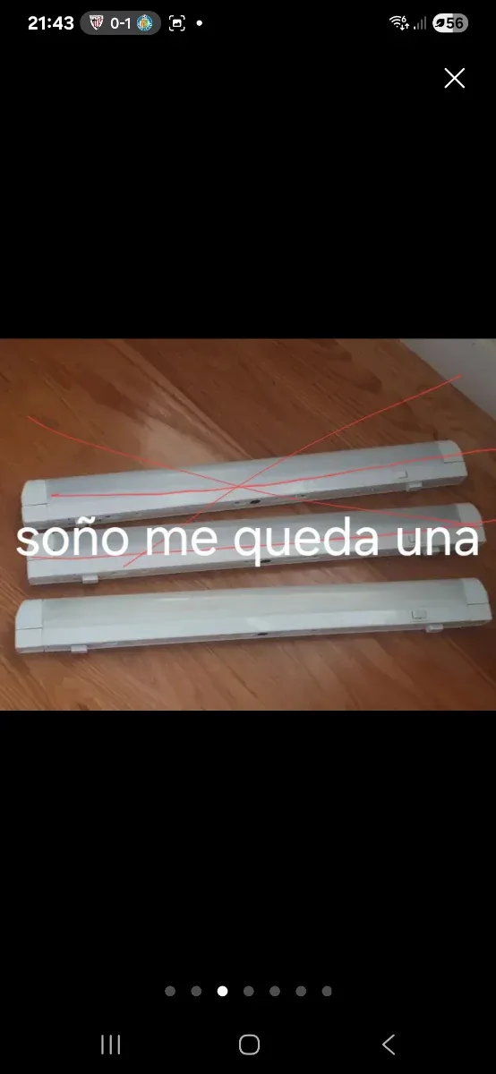 Regletas fluorescentes o led barras