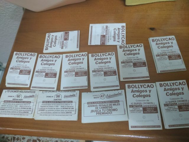 lote Bollycao amigos y colegas