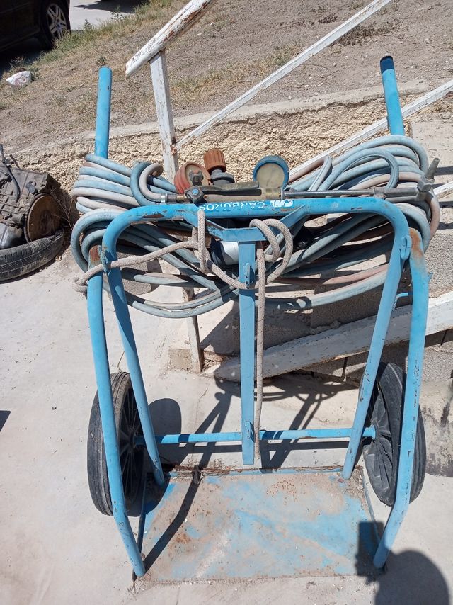 carretilla para grupo autógeno