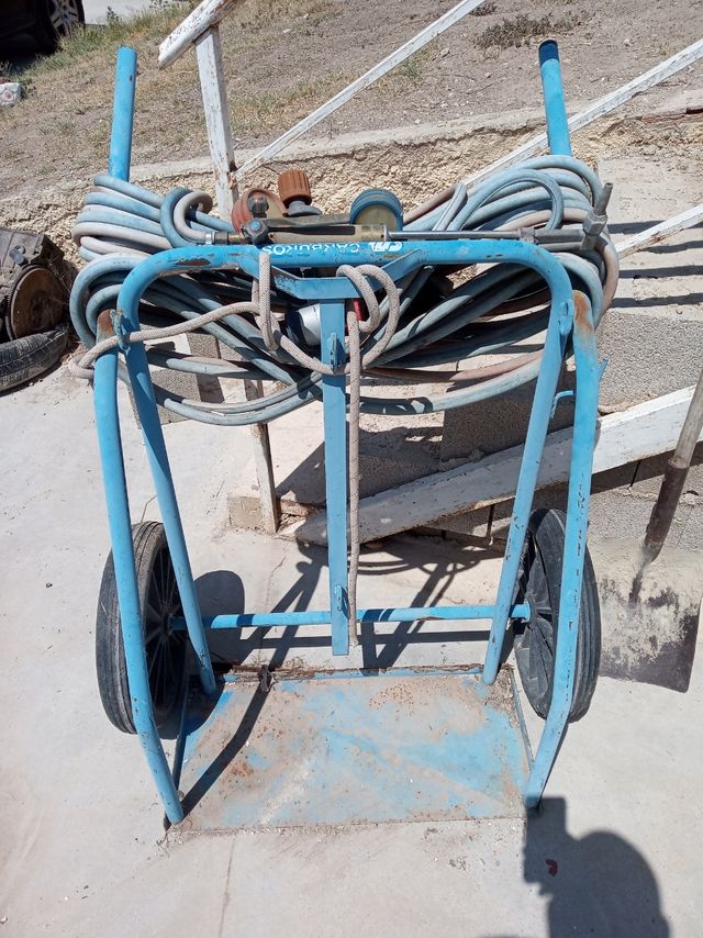 carretilla para grupo autógeno