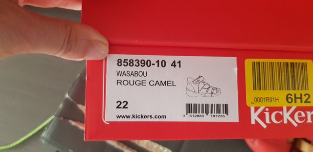 Sandalias kickers talla 22