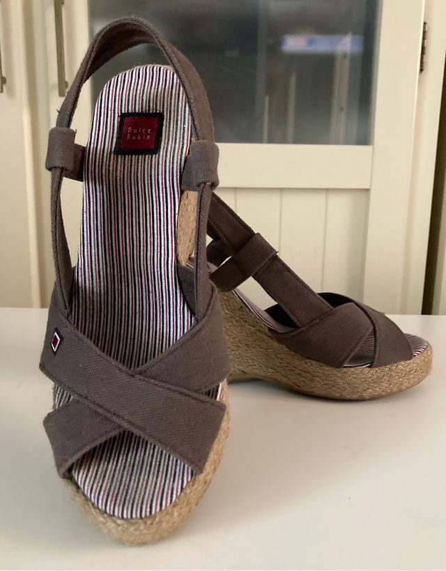 Cuñas esparto talla 36.