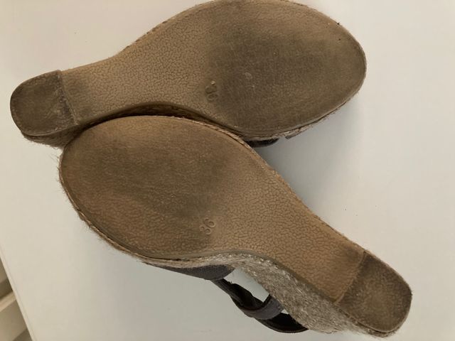 Cuñas esparto talla 36.