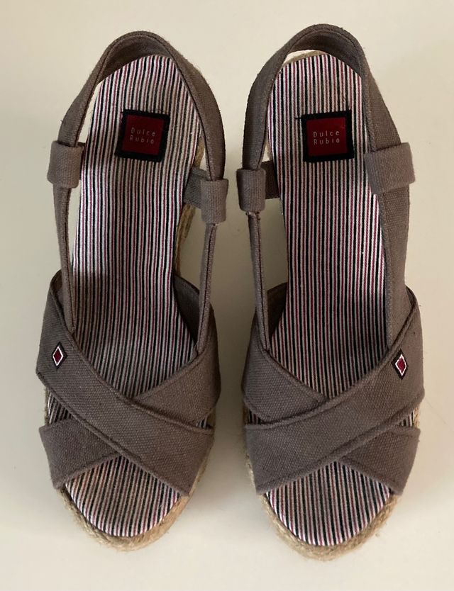 Cuñas esparto talla 36.