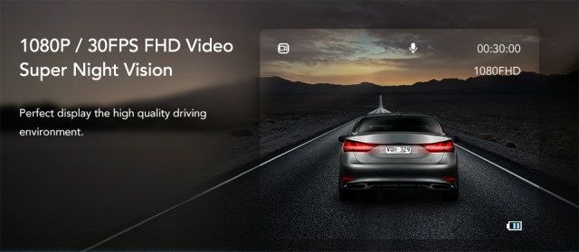 Cámara coche. Driving recorder APEMAN