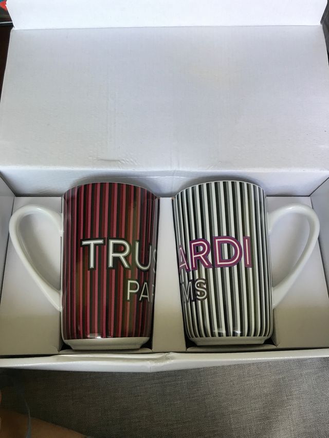 Tazas decorativas gigantes Trussardi originales