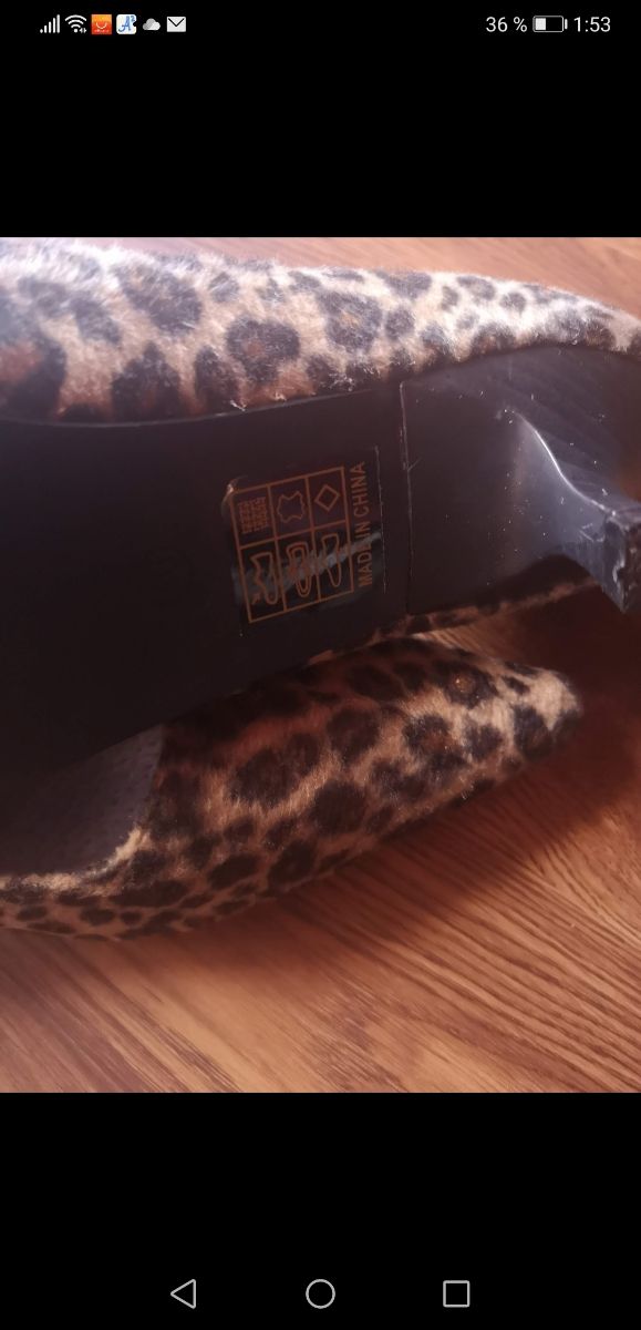 zapatos de leopardo