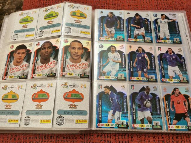 Euro 2012 Adrenalyn XL cards + 26 Ed. Limitadas