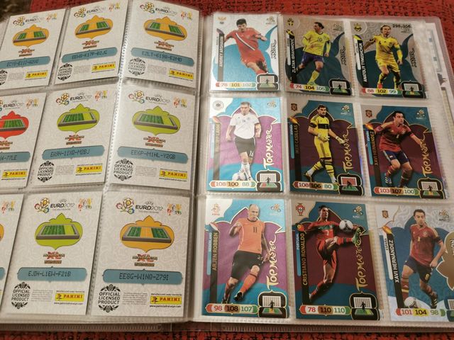 Euro 2012 Adrenalyn XL cards + 26 Ed. Limitadas