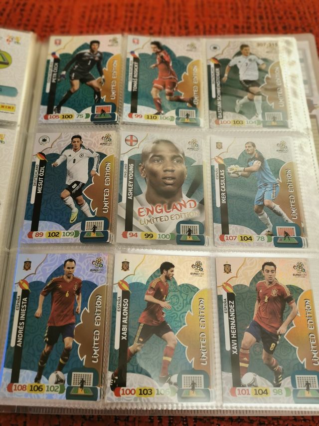 Euro 2012 Adrenalyn XL cards + 26 Ed. Limitadas