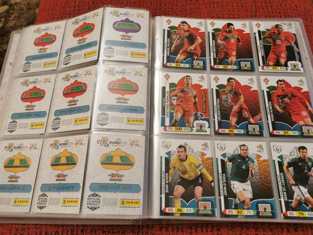 Euro 2012 Adrenalyn XL cards + 26 Ed. Limitadas