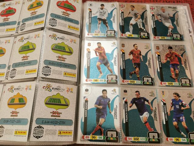 Euro 2012 Adrenalyn XL cards + 26 Ed. Limitadas