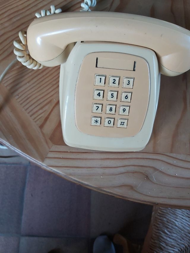 Teléfono vintage.