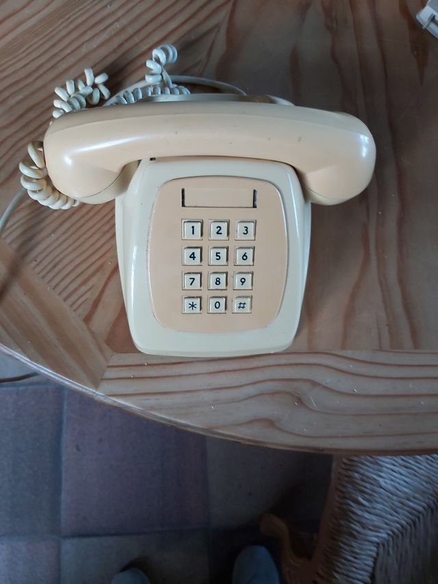 Teléfono vintage.