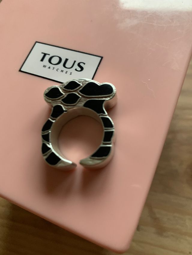 Anillo Tous oso ónix