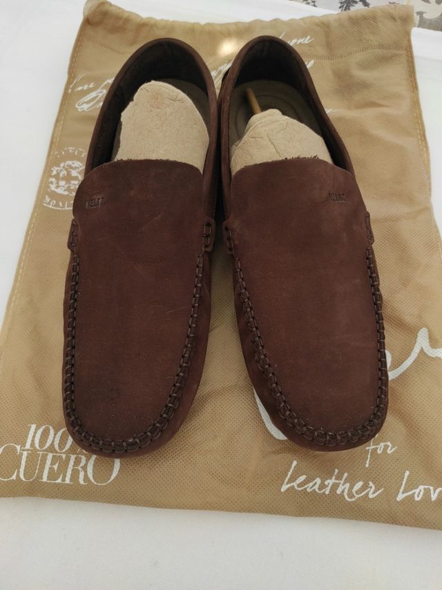 mocasines de ante T.42