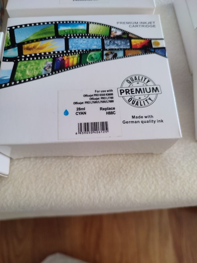 lote cartuchos tinta impresora HP