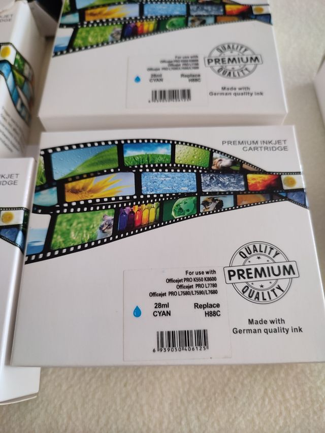 lote cartuchos tinta impresora HP