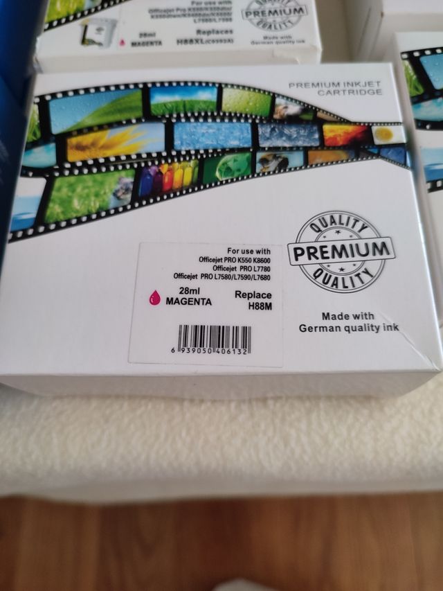 lote cartuchos tinta impresora HP