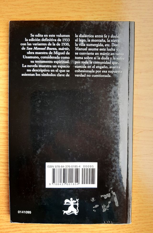 San Manuel Bueno, mártir. Miguel de Unamuno