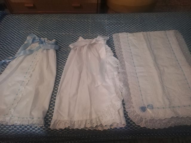 Faldones de bebé y cubre carrito