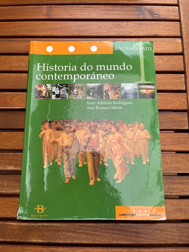 Libro Historia do Mundo Contemporánea 1º Bach