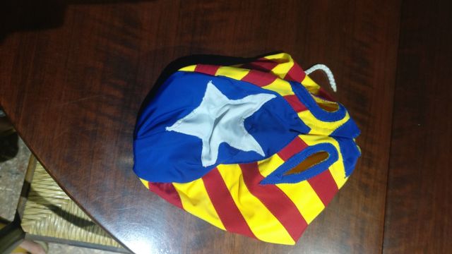 Máscara de luta livre mexicana, feita à mão