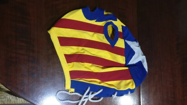 Máscara de luta livre mexicana, feita à mão