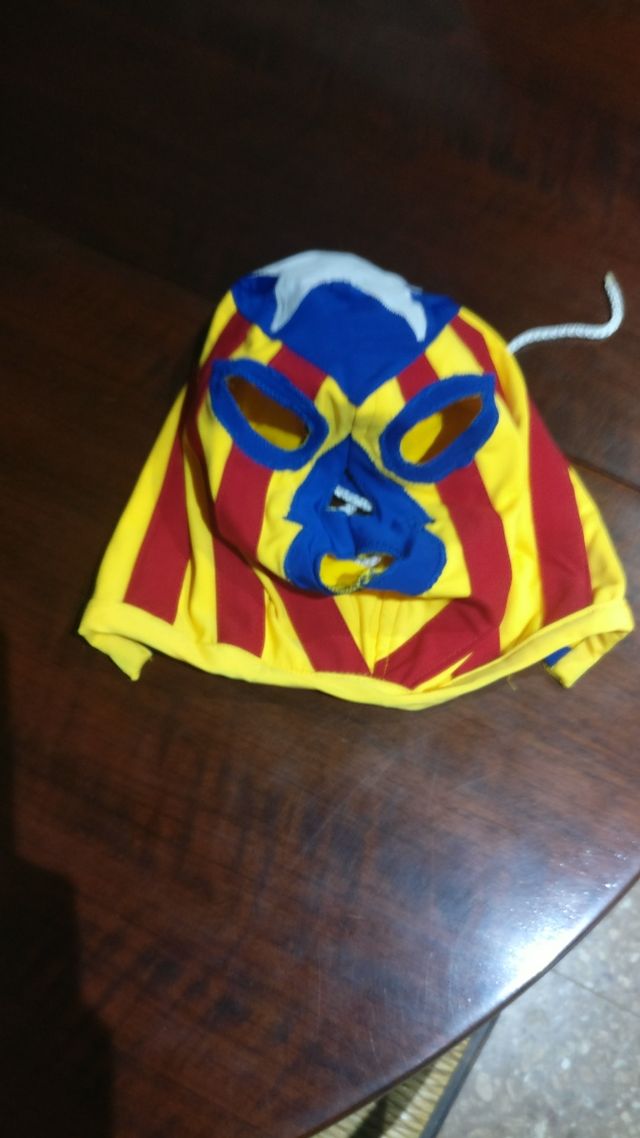 Máscara de luta livre mexicana, feita à mão