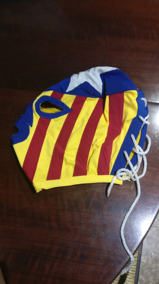 Máscara de luta livre mexicana, feita à mão