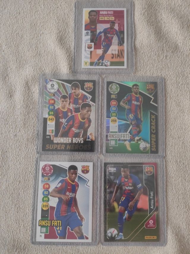 💥 OFERTA 💥 LOTE ANSU FATI ROOKIE BARCELONA