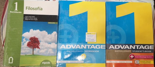 libros de 1°y 2° bachiller