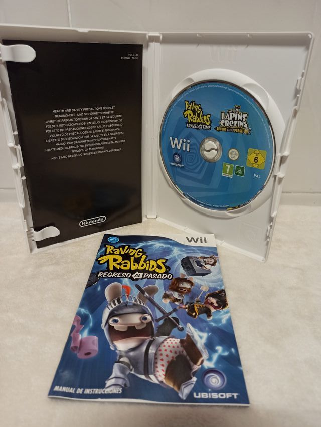 ⭐ Raving Rabbids Regreso al Pasado Wii