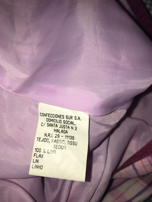 Falda Don Algodón Talla 42