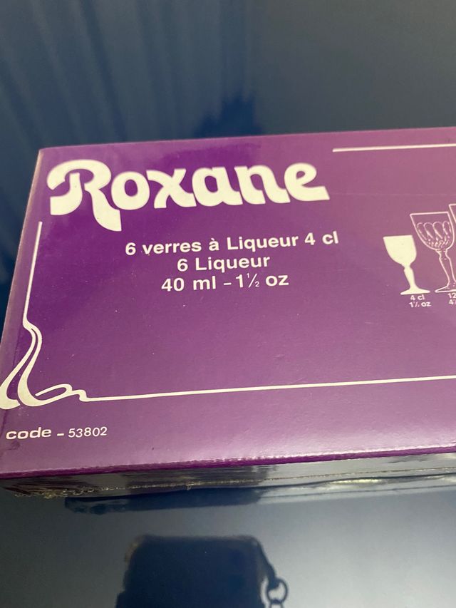 Pack 6 Copas nuevas Cristal tallado Reims France