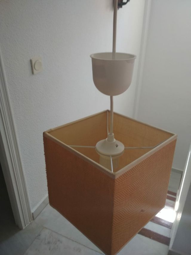 lámpara de colgar cuadrada