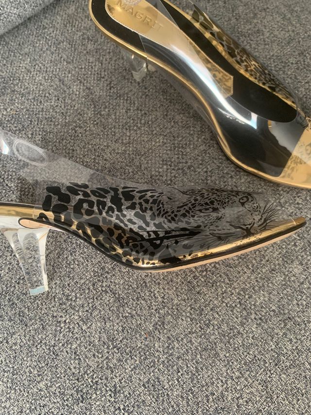 Zapatos magrit transparente 