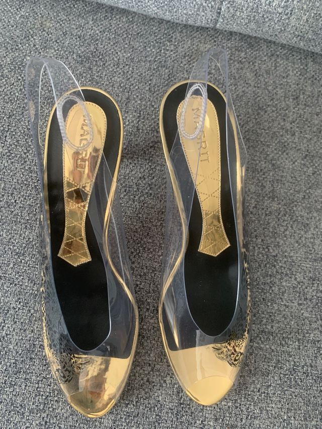 Zapatos magrit transparente 