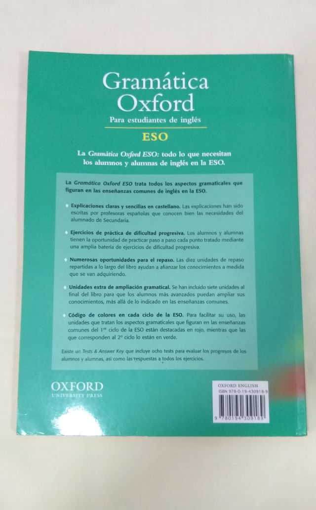 GRAMATICA OXFORD ESO