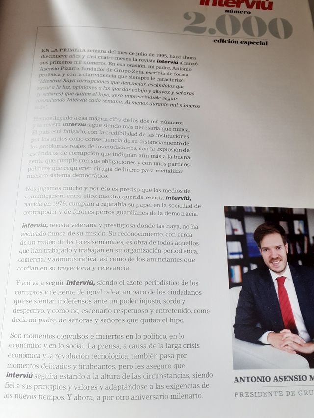 Revista Interviú Número 2.000 Edición Especial
