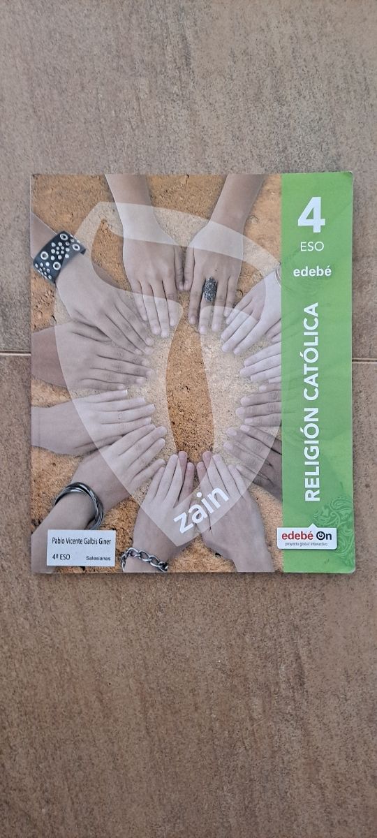Libro Religión Católica 4⁰ ESO