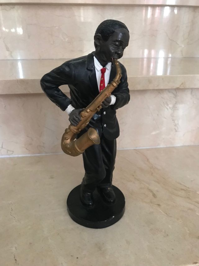 Sassofonista negrito 