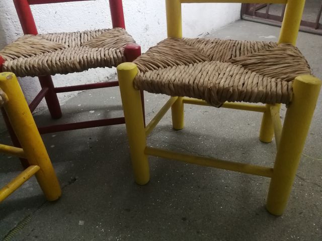 Sillas vintage guardería