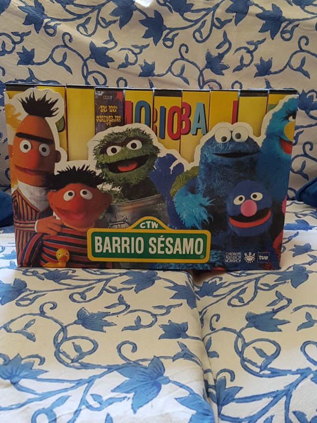 Lote 10 cintas VHS Barrio Sesamo