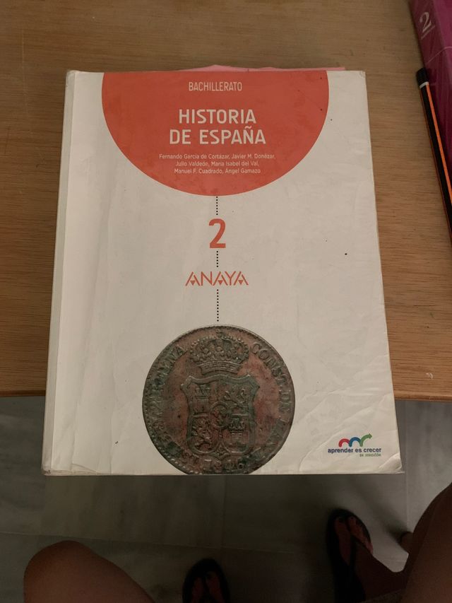 Libro de texto historia de España 2 bach
