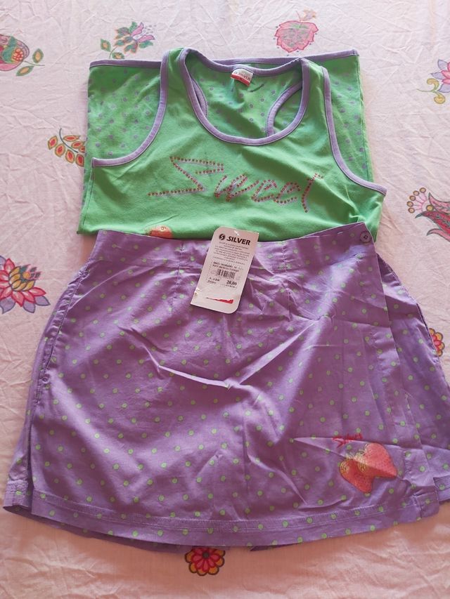 Conjunto chica Sliver  talla M